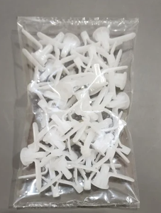 Tornillos autorroscantes, Anclaje de plástico, Tuerca de mariposa de nailon, Anclaje de pared, Anclaje de mariposa con alas de nailon, Anclaje de plástico para paneles de yeso - Product Image 6