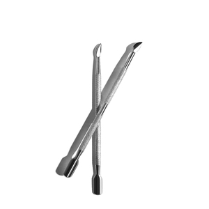 ที่ดันหนังกำพร้าสแตนเลสสองด้าน 1 ชิ้น สำหรับกำจัดหนังกำพร้าที่ตายแล้ว ใช้สำหรับทำเล็บมือ เล็บเท้า และทำความสะอาดเล็บ - Product Image 1