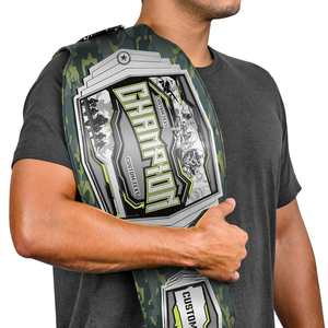 Ceintures de championnat de boxe et de lutte poids lourd personnalisées par le fabricant, pour boxe, kickboxing et rings de combat - Product Image 1