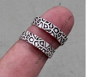 Handmade 925 Sterling <b>Silver</b> <b>Toe</b> <b>Ring</b> Modern Vintage Geometric Design Adjustable Pattern Unisex for Wedding Engagement Gift - Product Image 5