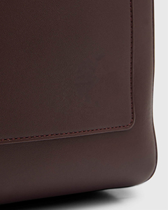 Bolso Tote Minimalista de Cuero Genuino, Color Sólido, Parte Superior Abierta, Uso Diario, Bolso de Mano para Mujer, Todas las Temporadas - Product Image 6