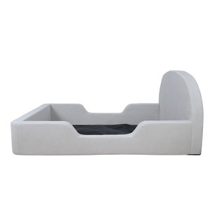 Cama infantil de espuma para bebés, moderna, de alta densidad, tapizada, con 1 año de garantía, para bebés y niños, muebles para dormitorio infantil - Product Image 4