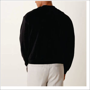 Sweat-shirt surdimensionné pour homme, personnalisé, brodé, en coton, respirant, sweat-shirts pour homme, OEM personnalisé - Product Image 4