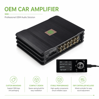Amplificateur audio OEM Sennuopu, amplificateurs audio pour voiture, amplificateur de puissance audio pour voiture, DSP audio, 4 canaux, alliage d'aluminium noir, égaliseurs stéréo pour voiture, 1 kg