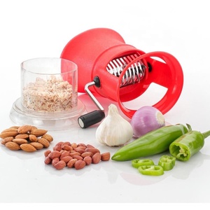 Vistaar 2024 portátil de acero Abs Chilly Cutter fácil de usar y limpiar herramienta de utensilios de cocina operación Manual picadora de verduras - Product Image 1