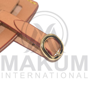 Étiquette de bagage en cuir personnalisée avec nom sur mesure pour valise, mariage, fête - Product Image 6