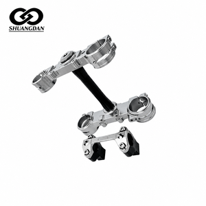 Accessorio per <span class=keywords><strong>Moto</strong></span> Fuoristrada in Lega di Alluminio Rinforzata CNC, Supporto Manubrio Triplo Ultra Bee, Finitura in Ossido Anodico Argento - Product Image 5
