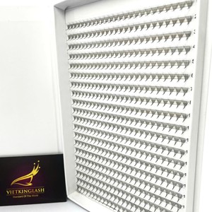 Extensions de cils 3D-20D XL/XXL/MINI Fremade Fans, volume naturel, longs, noirs mats, cheveux synthétiques, faits à la main, personnalisables, stables - Product Image 1