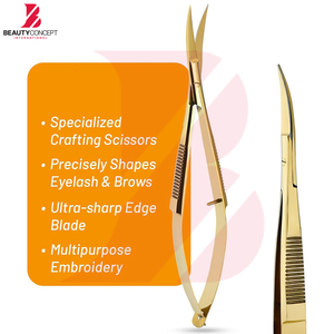 Ciseaux de beauté à ressort antidérapants uniques en acier inoxydable 2026, personnalisables OEM/ODM, durables, de qualité supérieure, en promotion - Product Image 2