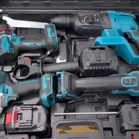 Perceuse-visseuse électrique sans fil au lithium rechargeable 21v de haute qualité, perceuse et machine à découper, ensemble d'outils électriques