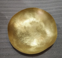 Assiette Premium Solhui de style rétro européen, luxe léger, écologique, en acier inoxydable poli, irrégulière, pour le camping, passe au lave-vaisselle