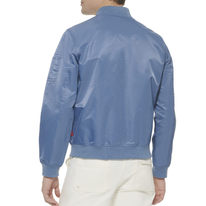Professional Manufacture Varsity Style Men Satin <b>Winter</b> <b>Jacket</b> Wholesale Custom Made Men's Satin <b>Jacket</b> In <b>Cheap</b> Price - Product Image 2