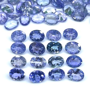 Piedra Preciosa de Tanzanita Natural, Corte Ovalado, 5mm 4mm, Piedra de Tanzanita Azul, Piedras Preciosas Sueltas, Precio al por Mayor, Lote a Granel para la Fabricación de Joyas - Product Image 1