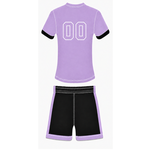 Custom Lavender Football Jersey <b>Shorts</b> Set Lightweight Athletic Team Uniform Training Wear Performance Sports Apparel Clothing - Product Image 2