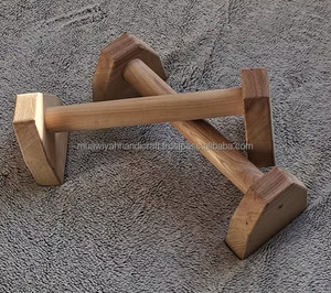 Poignées de guidon en bois de haute qualité pour les pompes de gymnastique et de gymnastique - Product Image 1