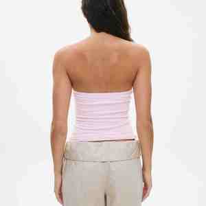 เสื้อครอปท็อปแฟชั่นใหม่สำหรับผู้หญิง สีพื้น ผ้าเจอร์ซีย์ ระบายอากาศดี 100% ผ้าฝ้าย เซ็กซี่ เหมาะสำหรับใส่ไปเที่ยวคลับ รุ่นปี 2026 - Product Image 2