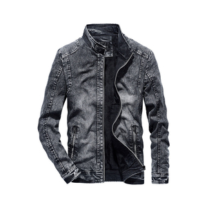 Chaqueta de Mezclilla Resistente para Hombre, Mezclilla de Algodón de Peso Medio, Logotipo Personalizado, Marca Privada para Minoristas de Moda - Product Image 2