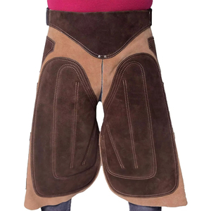 Chaps de fermeur en cuir faits main, qualité supérieure, grade professionnel, cuir véritable, luxe, nouvelle arrivée, marque ZIQ, couleur personnalisée - Product Image 1