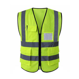 Customizable Polyester <b>Security</b> Safety Vest <b>Tape</b> High Visibility Reflective 5cm Available Multiple Colours Men Women Kids Sizes - Product Image 4