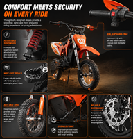 Moto tout-terrain électrique à suspension intégrale, batterie 52V 23Ah, moteur central 3200W, frein à disque hydraulique