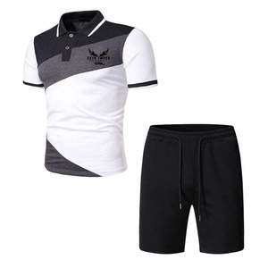 Conjunto de Polo y Pantalones Cortos para Hombre Ekin Impex, Diseño Color Block, Tejido Transpirable, Estilo Casual para Verano - Product Image 1