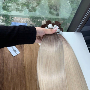 Extensiones de Cabello Virgen Vietnamita a Granel, Blanqueadas, Naturales, Lisas, con Puntas Gruesas/Completas - Product Image 1