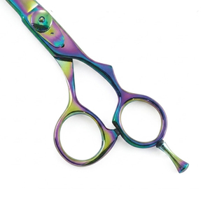 Professional Titanium Coated Hairdressing <b>Scissors</b> Stainless Steel Barber Cutting Shears for Salon Use - Product Image 6