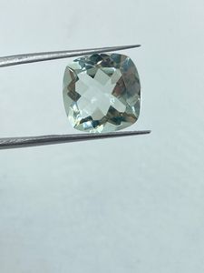 Natural High Quality Green Amethyst Gemstone Loose Stone 9.89Carat 14MM Green <b>Colour</b> Jewelry Making - Product Image 3