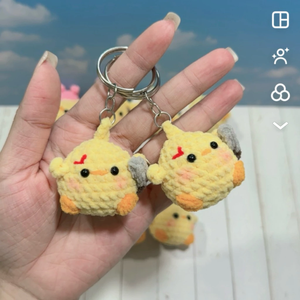 Premium Handmade Crochet Keychain Amigurumi Doll <b>Keyring</b> Vietnam OEM ODM Factory - Product Image 2