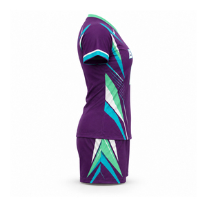 Conjuntos de Camiseta y Pantalones Cortos de Voleibol, Última Moda, Unisex, Secado Rápido, Poliéster, Uniformes Personalizados con Nombres y Números de Equipo, Protección Anti-UV - Product Image 3