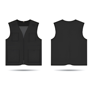 Utility <b>Vest</b> Cargo Multi Pocket Casual Mens Womens <b>Black</b> Khaki Olive Green Beige Grey Navy Solid Plus Size Lightweight Fleece - Product Image 3