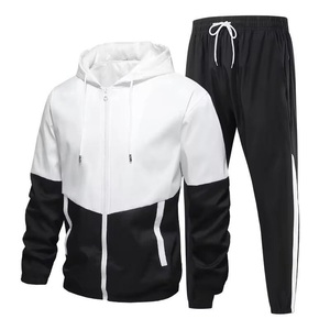 Survêtement décontracté tricoté pour homme, service OEM, motifs imprimés, logo en relief, couleur unie, jogging, entraînement, séchage rapide, 100% coton - Product Image 4