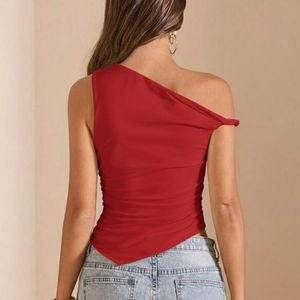 T-shirt d'été décontracté et sportif pour femme, coupe régulière, manches courtes, avec logo personnalisé, imprimé écoresponsable, vente en gros, Bangladesh - Product Image 3