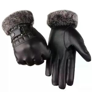 Premium Genuine Leather Winter <b>Gloves</b> with Soft Thermal Lining for Cold Weather Driving Outdoor Work and Everyday Comfort - Product Image 6