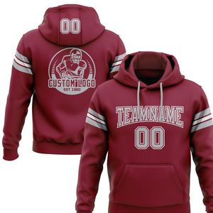 Sudadera con Capucha de Invierno Bordada por Sublimación con Impresión 3D, Logotipo de Marca Personalizado, Sudadera Unisex de Forro Polar, Venta al Por Mayor - Product Image 4