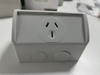 Prise simple étanche IP53 conforme aux normes australiennes pour extérieur SWPS115N, interrupteur simple/double, prise GPO simple 15A