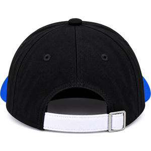 Gorra de Béisbol Phi Beta Sigma Negra y Azul Rey con Letras Griegas Bordadas en Blanco, Visera Curva, Gorro de Algodón Informal para Fraternidad - Product Image 4