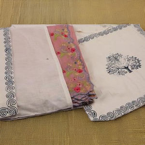 Housse de vêtement en coton artisanale, réutilisable, lavable, anti-poussière, motif floral, sac de rangement pour vêtements, organisateur de garde-robe, protection - Product Image 4