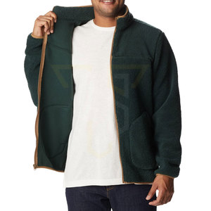 Vêtements d'extérieur personnalisés en polaire sherpa, veste d'hiver respirante pour hommes, veste en polaire sherpa - Product Image 5