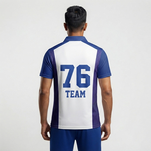 High-Performance Cricket Sportswear Custom Team Name Men's Cricket Jersey Quick Dry Sports Shirt Men's Custom Sublimated <b>Soccer</b> - Product Image 2