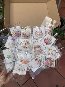 Épingles à cheveux en coquillage d'océan faites à la main: pinces à cheveux quotidiennes chics vietnamiennes, 2025 nouvelles épingles à cheveux en coquillage accessoire cadeau d'anniversaire en 2025 - Product Image 2