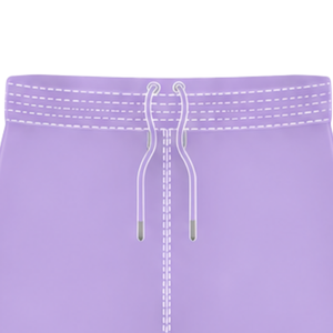 Pantalones Cortos de Rugby Blancos Lavanda con Cintura Elástica y Cordón Ajustable, Ropa Deportiva Ligera para Entrenamiento y Partidos - Product Image 5