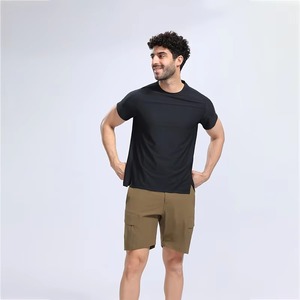 Men's Vintage Washed Contrast Stitch <b>T</b>-<b>Shirt</b> Oversized Streetwear Custom Logo Casual Tee - Product Image 1