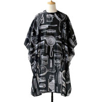 Cape de coiffure professionnelle imperméable en polyester pour salon de coiffure, pour coiffeurs adultes et enfants