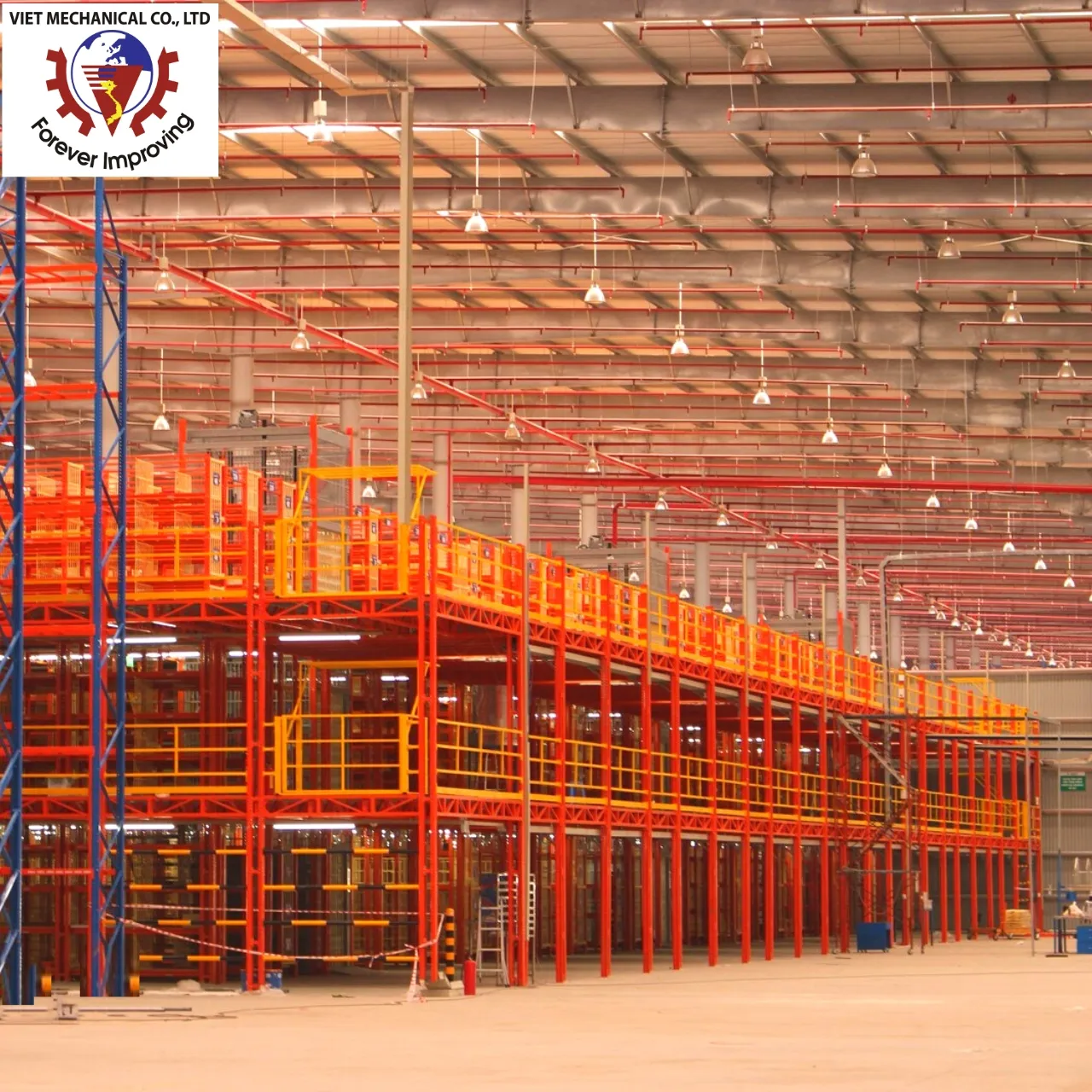 Best Selling 2023 Mezzanine Floor Racking System Warehouse Storage Rack Second Floor Mezzanine Heavy Duty Steel Mezzanine Floor