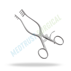 Retractor Quirúrgico Autoajustable de 3x4 Puntas para Piel, de Acero Inoxidable - Product Image 4