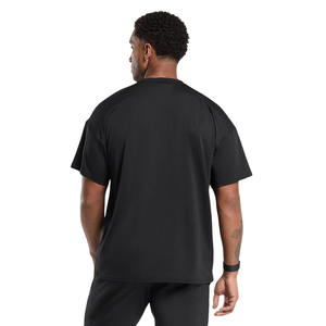 T-shirt de performance surdimensionné pour homme, respirant, léger, pour la gym, l'entraînement, le sport, noir - Product Image 2