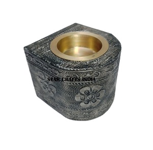 Soporte de quemador eléctrico Bakhoor de Oriente Medio para decoración del hogar con estilo indio para estufa de incienso de Material metálico de Ramadán exportador SCI - Product Image 1