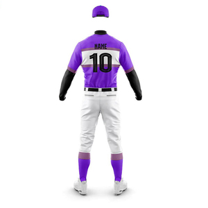 Custom <b>Baseball</b> Uniform <b>Set</b> Professional Jersey Pants Breathable Mesh Fabric Sublimation Printed Team Apparel OEM Custom Design - Product Image 3