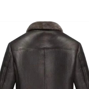 Chaqueta de Invierno para Hombre, Larga y Cálida, de Piel de Oveja, con Capucha y Ribete de Piel, Tejido de Lana, Servicio OEM, Acabado Impermeable y Transpirable - Product Image 6